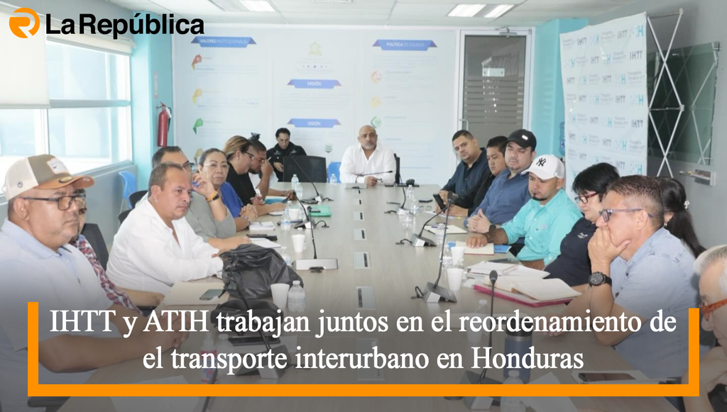  IHTT y ATIH trabajan juntos en el reordenamiento del transporte interurbano en Honduras - Cover Image